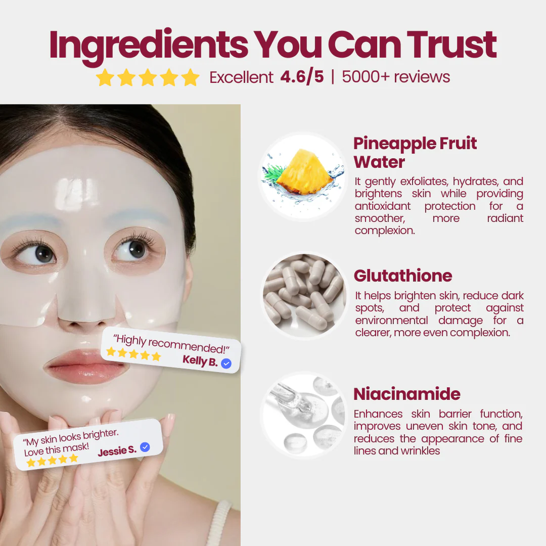 Radiant Niacinamide Real Deep Mask - Image 6